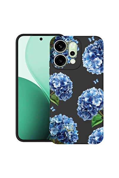 bestcase Husă Ultra Subțire pentru OPPO Reno14, Florală - Hortensie Drăguță, ...