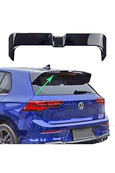 AksoyTuning Volkswagen Golf 8 Uyumlu Yedek Parça Oettinger Spoiler Boyasız Fiber