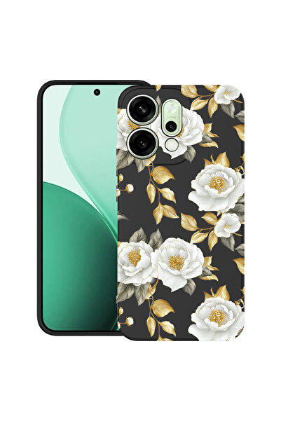 bestcase Υπέρλεπτη Θήκη για OPPO Reno14, Φλοράλ - Αισθητική Χρυσή Καμέλια, 20...