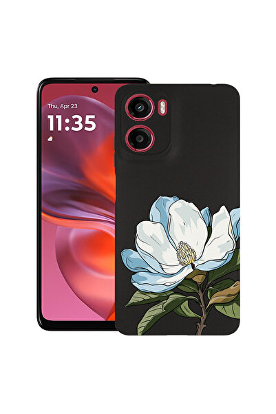 bestcase Husă Ultra Subțire pentru Motorola Moto G05 / Moto E15, Florală - Ma...