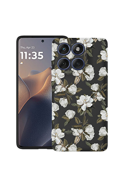 bestcase Husă Ultra Subțire pentru Motorola Edge 60 Pro, Florală - Flori de M...
