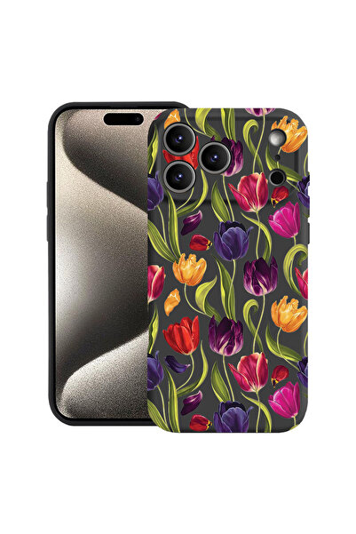bestcase Υπέρλεπτη Θήκη για Apple iPhone 17 Pro, Φλοράλ - Σχέδιο Τουλίπας, 20...