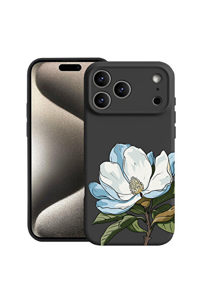 bestcase Husă Ultra Subțire pentru Apple iPhone 17 Pro, Florală - Magnolie Al...