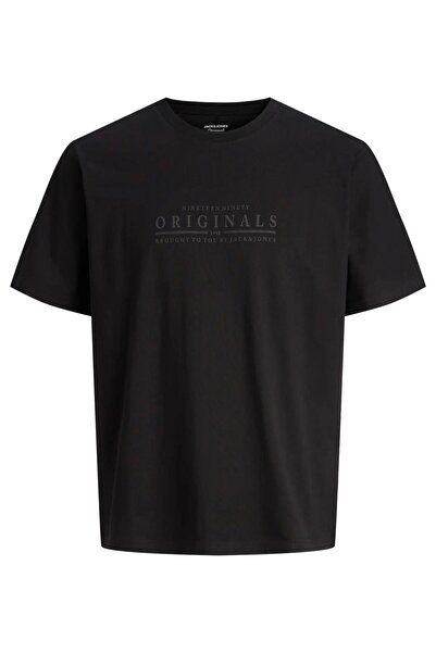 Jack & Jones JACK&JONES 12290315 JORCATSKILLS TRICOU MINIMAL CU GULER ROTUND ...
