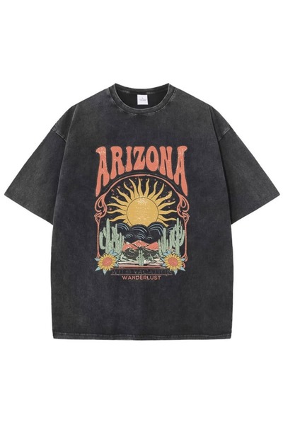 bellanova Μπλουζάκι με στάμπα, κορυφαίας ποιότητας, vintage πλυμένο, στυλ δρό...