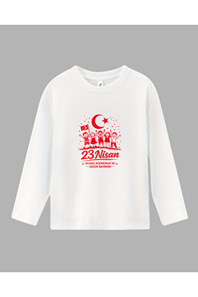 haha 23Rd April Printed Long Sleeve T-Shirt for Children
