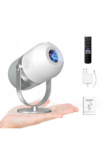 zenwire MINI PROIECTOR 360 ANDROID 9.0 WiFi PORTABIL FULL HD pentru telefon B...