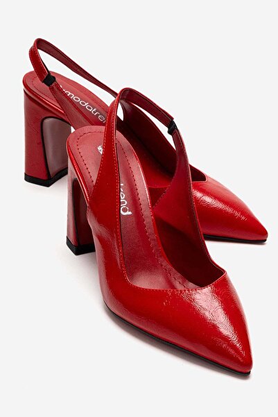 CCWAY AYAKKABI Γυναικεία παπούτσια με τακούνι και ανοιχτή πλάτη με καθρέφτη, ...