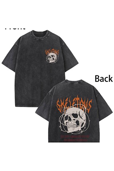 bellanova Μπλουζάκι με στάμπα, κορυφαίας ποιότητας, vintage πλυμένο, στυλ δρό...