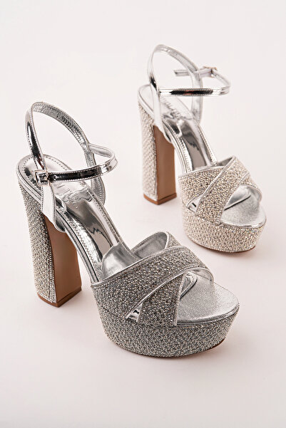 Madam Tarz ROSE-22010 Σανδάλια Πλατφόρμας με Πέτρες