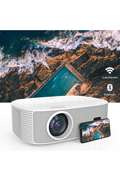 zenwire Proiector Full HD 4K 24000lm WiFi 2.4/5 Ghz SMART TV Netflix Youtube ...