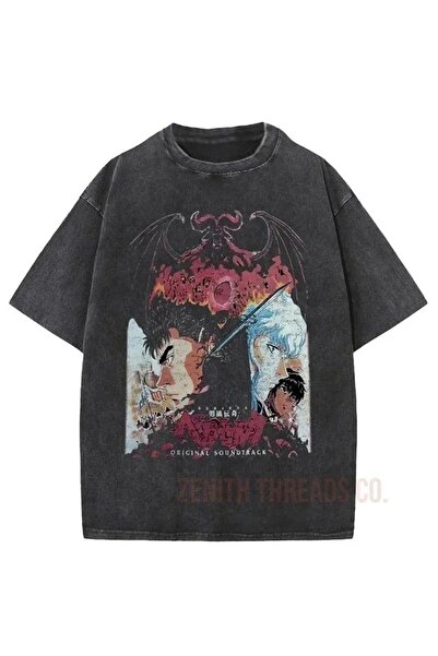 LAND MODA Μπλουζάκι με στάμπα, κορυφαίας ποιότητας, vintage πλυμένο, στυλ δρό...