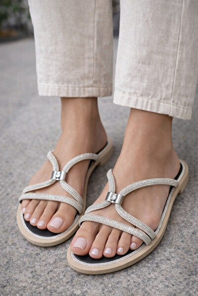 ALTUNTAŞ Γυναικείες-Κοριτσίστικες Καλοκαιρινές Εποχιακές Παντόφλες για το Σπί...