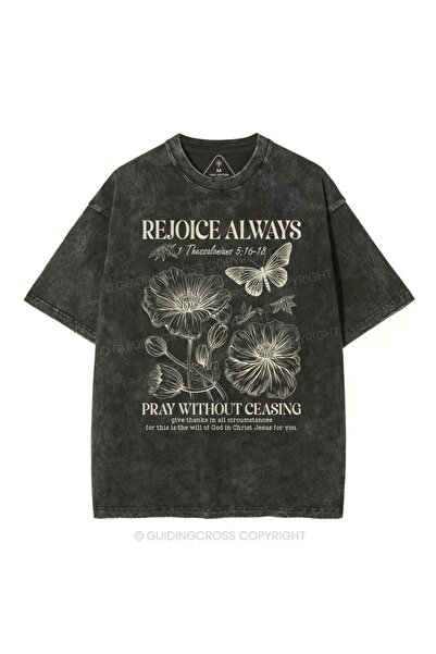 bellanova Μπλουζάκι με στάμπα, κορυφαίας ποιότητας, vintage πλυμένο, στυλ δρό...