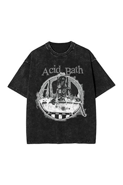 ZEMLİYA Μπλουζάκι με στάμπα, κορυφαίας ποιότητας, vintage πλυμένο, στυλ δρόμο...