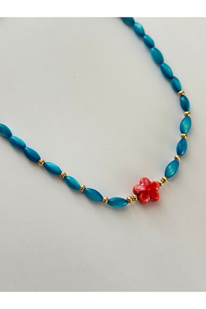 mibrillo Glass evil eye beaded necklace