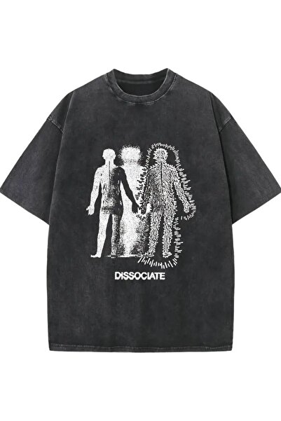 bellanova Μπλουζάκι με στάμπα, κορυφαίας ποιότητας, vintage πλυμένο, στυλ δρό...