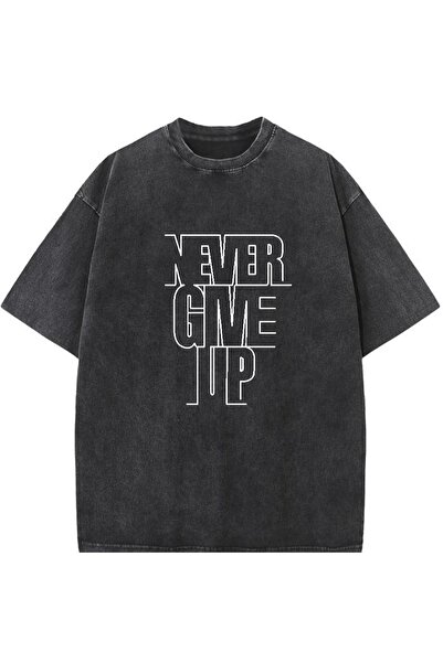 LAND MODA Μπλουζάκι με στάμπα, κορυφαίας ποιότητας, vintage πλυμένο, στυλ δρό...