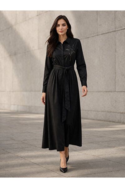 Kayra Φόρεμα με λεπτομέρεια από χάντρες