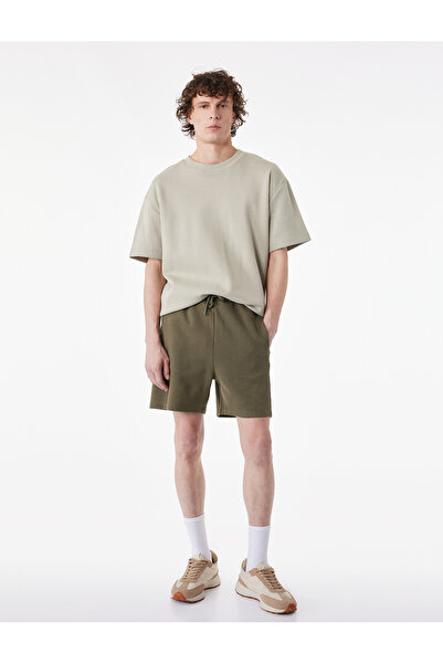 Koton Seam Detail Pocketed Drawstring Waist Shorts