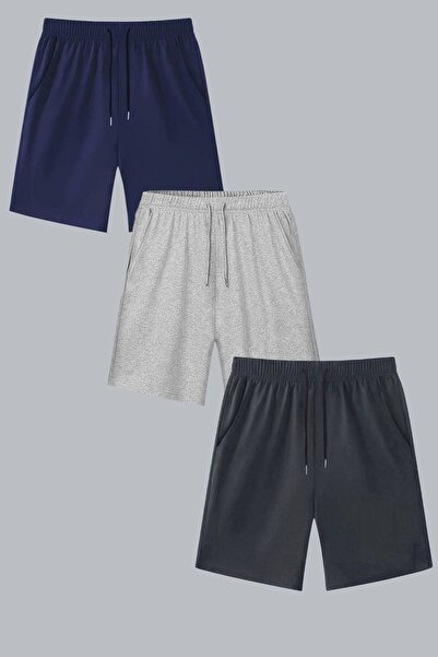 cm buseyiz BuseKids Unisex Καλοκαιρινά Σορτς/Κάπρι Σετ 3 τεμαχίων Άνετη Εφαρμ...