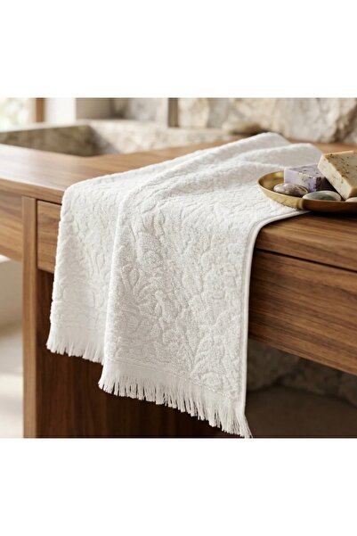 ÖZteks Deri̇n Li̇fe 24 Pieces White Cotton 30*50 cm Kitchen Towel - Hand Towel - Drying Cloth & Gift Towel for Wedding, Circumcision, Promise, Engagement - Convoy Towel (Size 30-45)
