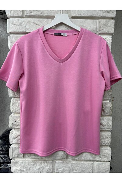 IŞILDA FASHION Işılda ύφασμα modal με λαιμόκοψη V, βασικό