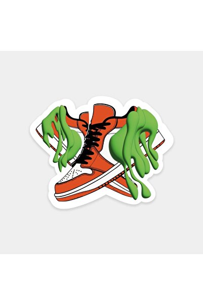 The Sticker Story. Erimiş Sneaker Sticker