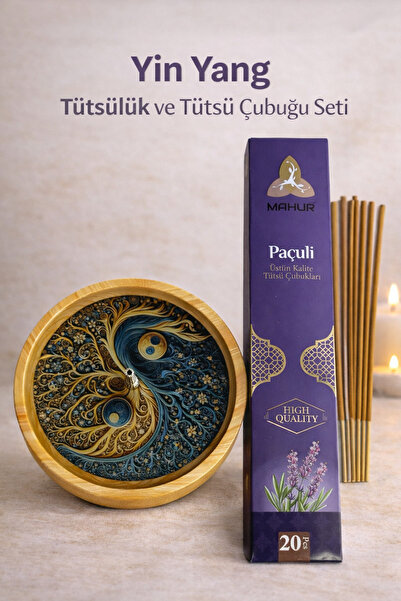 MAHUR Dekoratif Tütsülük & Tütsü Çübukları Seti