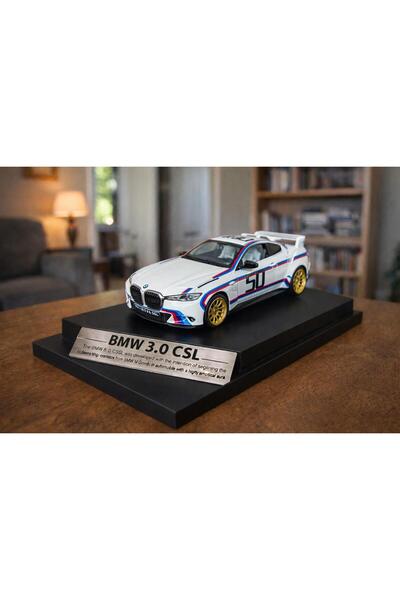 scntoys Bmw 3.0 Csl Hommage R Diecast Model Car 1:26 Openable Doors Bmw 3.0 C...