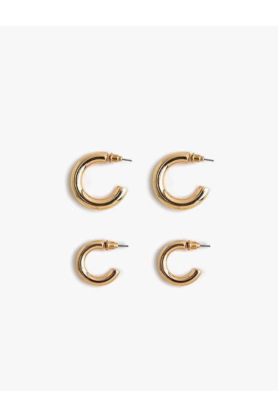 Koton Set of 2 Steel Earrings
