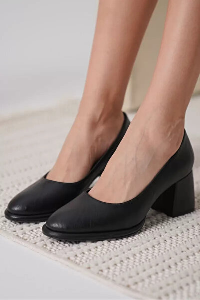 Belinora Γυναικείο στιλέτο μαύρο δέρμα TR18MS05C