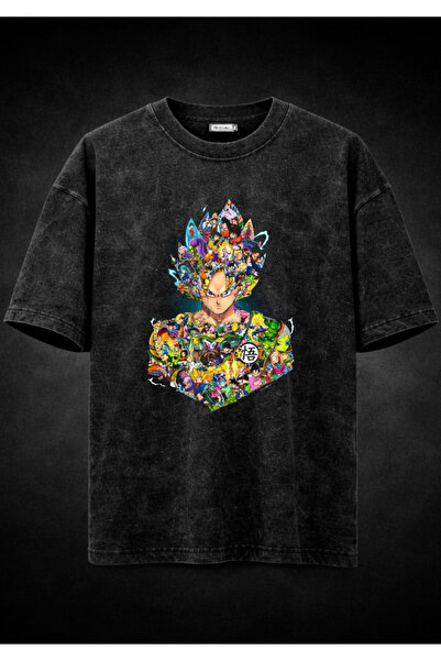 FREAK T-SHIRT Anime Character Printed Oversize T-Shirt – Streetwear Japanese ...