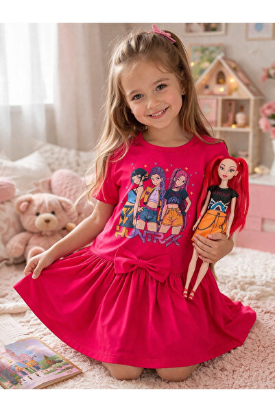 Fayola K-pop Κορίτσια Κυνηγοί Δαιμόνων Φόρεμα και Κούκλα Δώρο