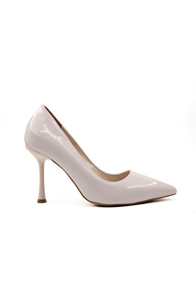 FELES 018-1321 Women's Patent Leather Heeled Shoes