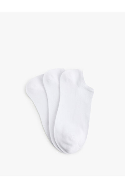 Koton Set of 3 Basic Cotton Invisible Socks