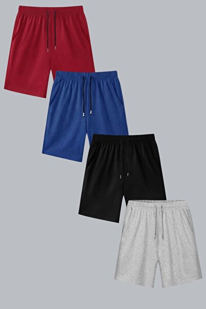 cm buseyiz BuseKids Unisex Καλοκαιρινά Σορτς/Κάπρι Σετ 4 τεμαχίων Σούπερ Προσ...