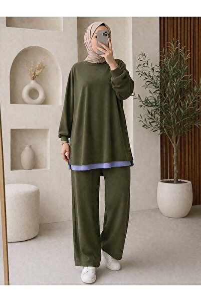 İLGEN FASHİON Βασικό Σετ Τζιν Άνετης Εφαρμογής για Καθημερινή Χρήση με Δύο Τε...