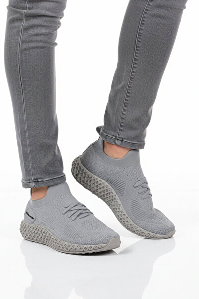 Pierre Cardin Γκρι διχτυωτά ελαφριά αθλητικά παπούτσια Unisex που φοριούνται ...