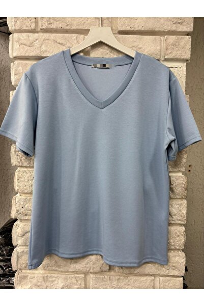 IŞILDA FASHION Işılda ύφασμα modal με λαιμόκοψη V, βασικό