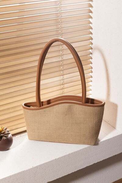 LOVELYSTORE Γυναικεία ψάθινη τσάντα ώμου, καλοκαιρινή τσάντα, τσάντα παραλίας...