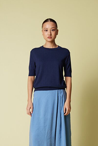 Nisan Κοντομάνικο πλεκτό πουλόβερ