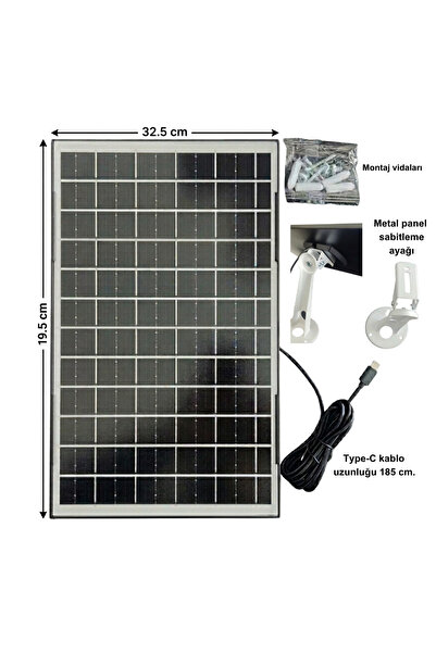 LENOVO 9MP 4G Solar Güvenlik Kamerası - Güneş Panelli, PTZ Uzaktan Kontrol