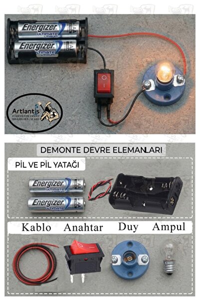 basit devre etiketli