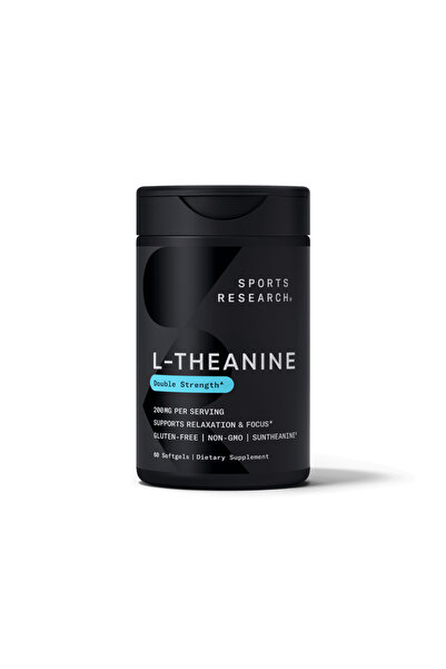 Sports Research L-Theanine Double Strength Relaxation & Focus* - 200mg Per Se...