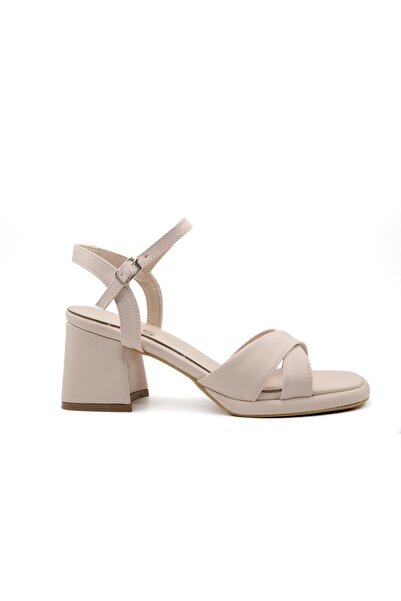 FELES 138-405 Skin Color Women's Heeled Shoes
