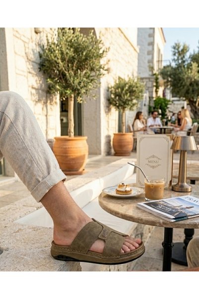 Relaxa Men's Slippers, Orthopedic, Daily Slippers, Home and Outdoor Slippers, Comfortable Sole