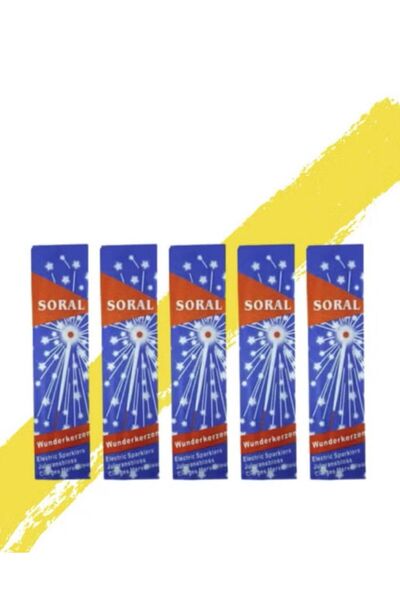 Soral شموع على نجوم الليل (5 × 10 قطع)