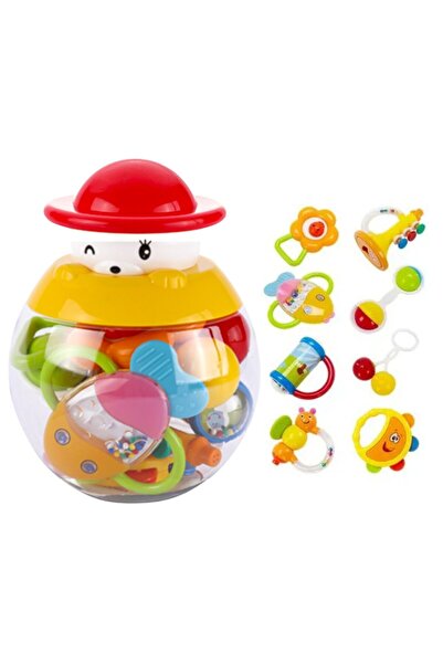 Goodway - Baby Rattle Toy Gift Set With Storage Ball - Multicolor