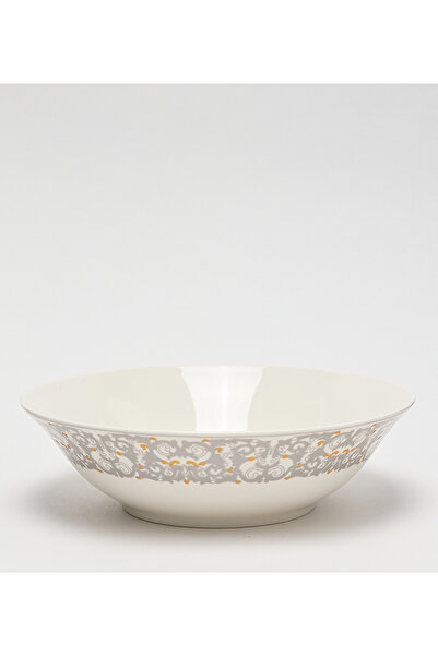 Sur La Table New Bone China 23x5cm White/Silver Bowls